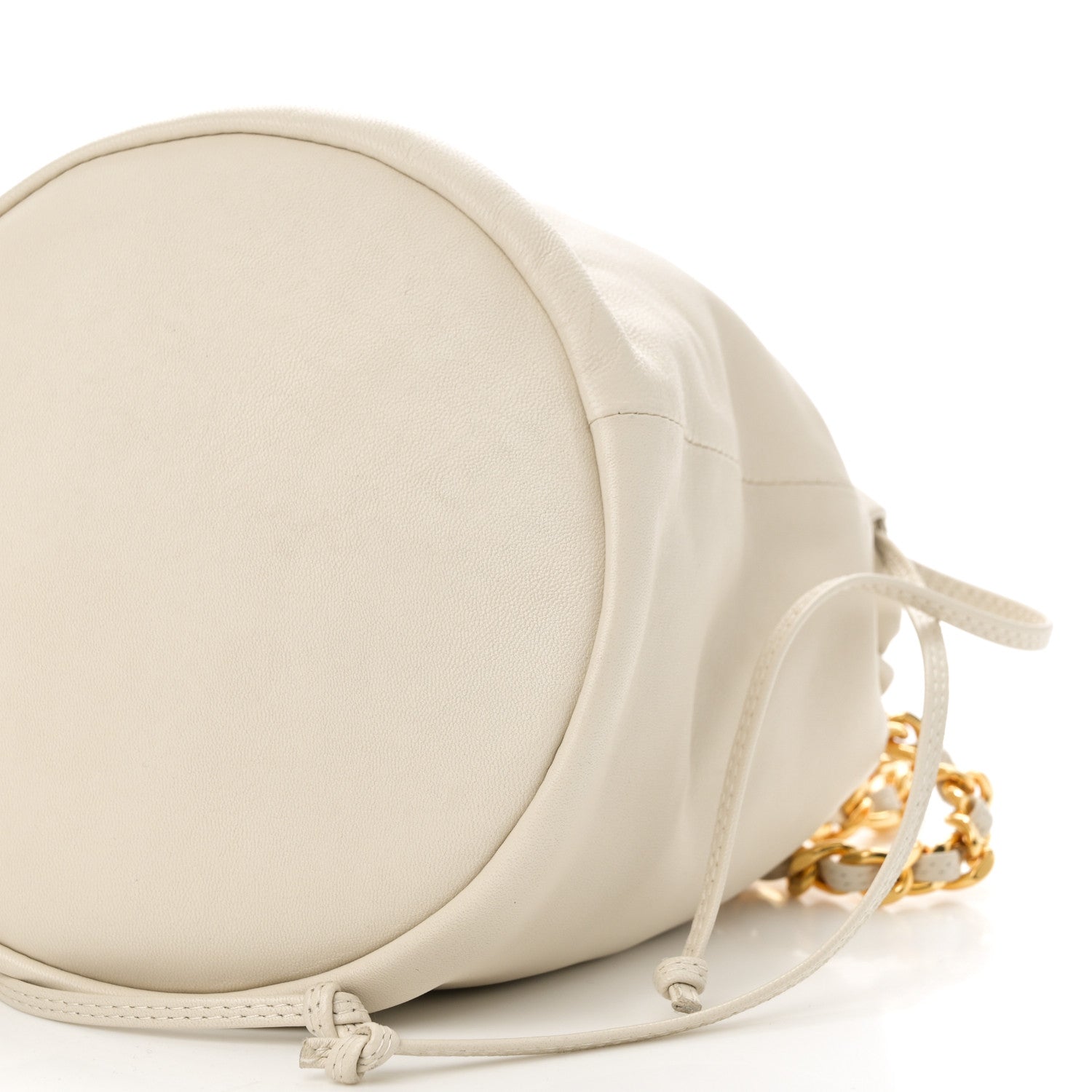 Khaite Smooth Calfskin Aria Bucket Bag Off White 9 of 9