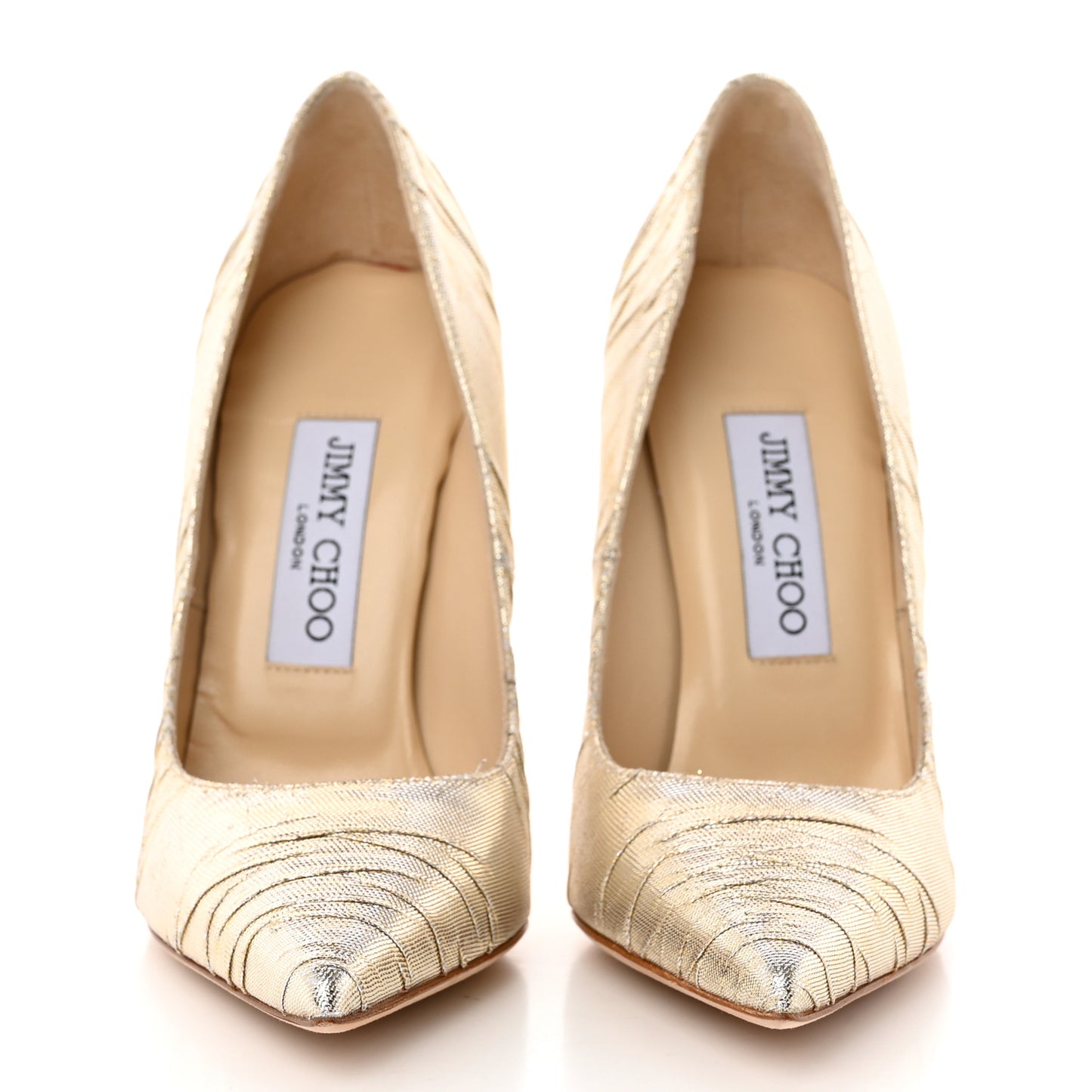 Metallic Lame Anouk 120 Pumps 36 Gold