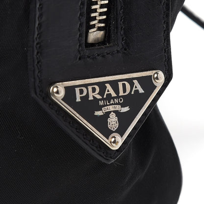 Prada Tessuto Nylon City Calf Satchel Black 10 of 10