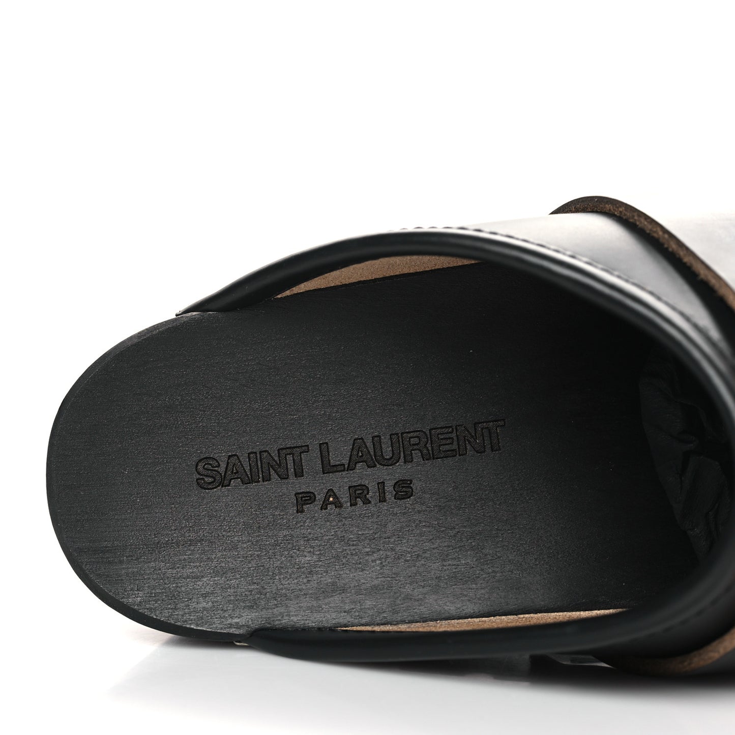 Smooth Calfskin Le Maillon Clogs 38 Black