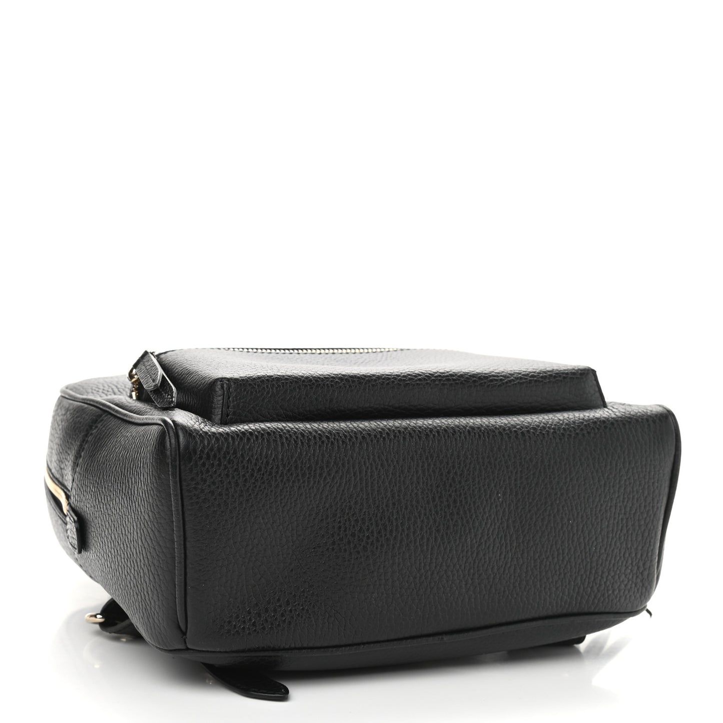 Pebbled Calfskin Soho Chain Backpack Black