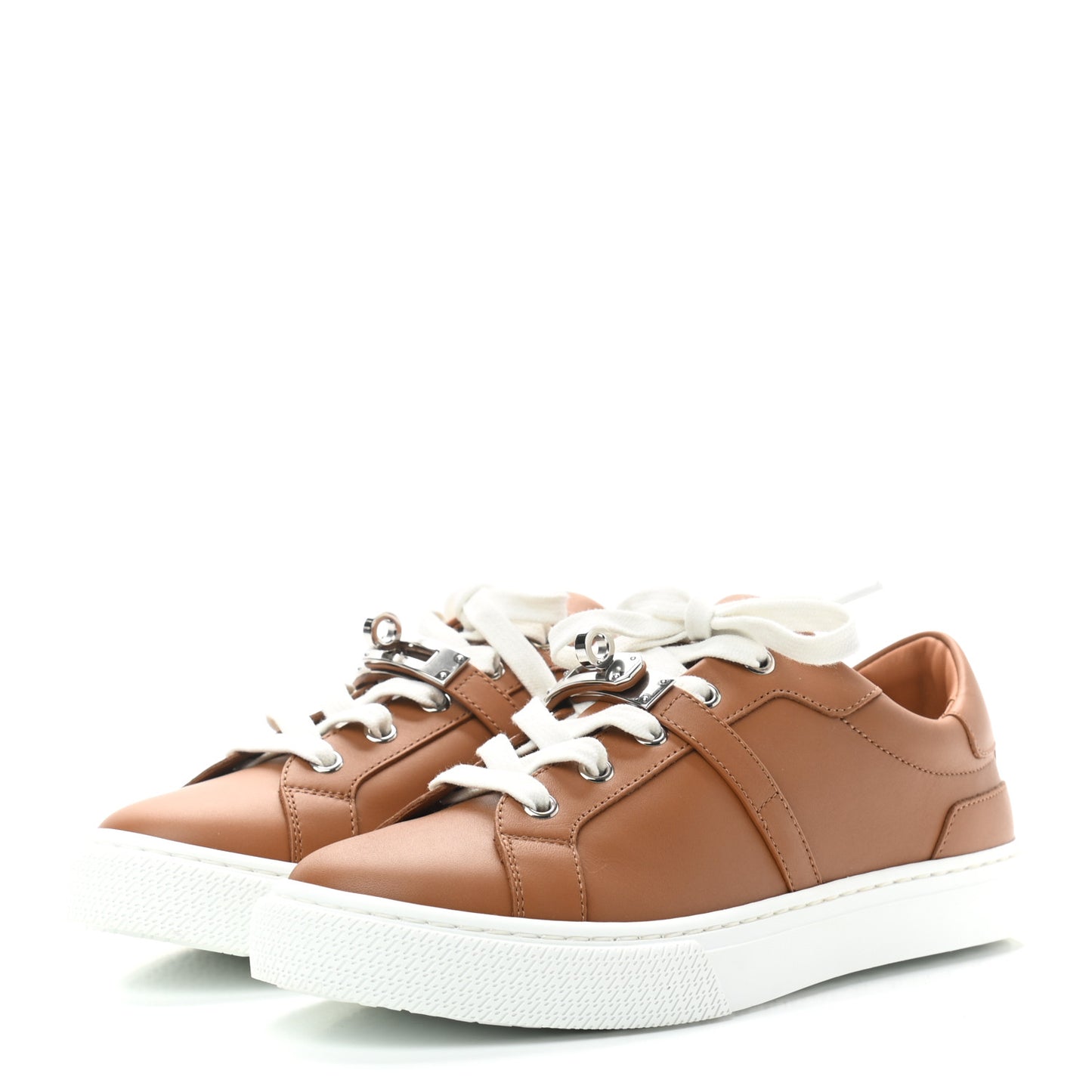 Calfskin Day Sneakers 36 Naturel