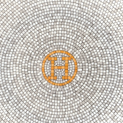 Hermes Porcelain Mosaique Au 24 Bread And Butter Plate Set of 2 Gold 5 of 6