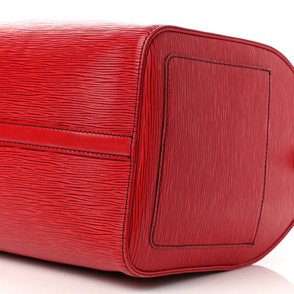 Louis Vuitton Epi Speedy 40 Castillan Red 10 of 11