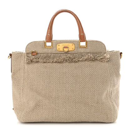 Prada Lino Tote Corda 1 of 11