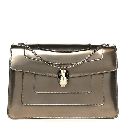 Bulgari Metallic Calfskin Serpenti Forever Crossbody Bag Bronze 1 of 10
