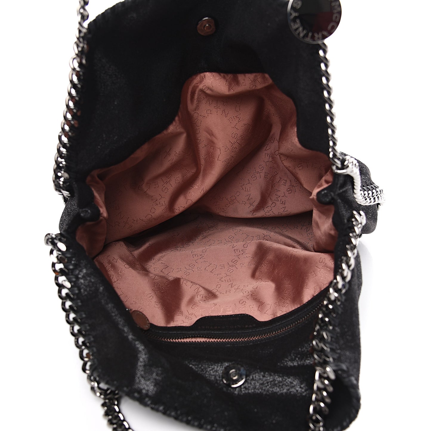 Shaggy Deer Small Falabella Tote Black
