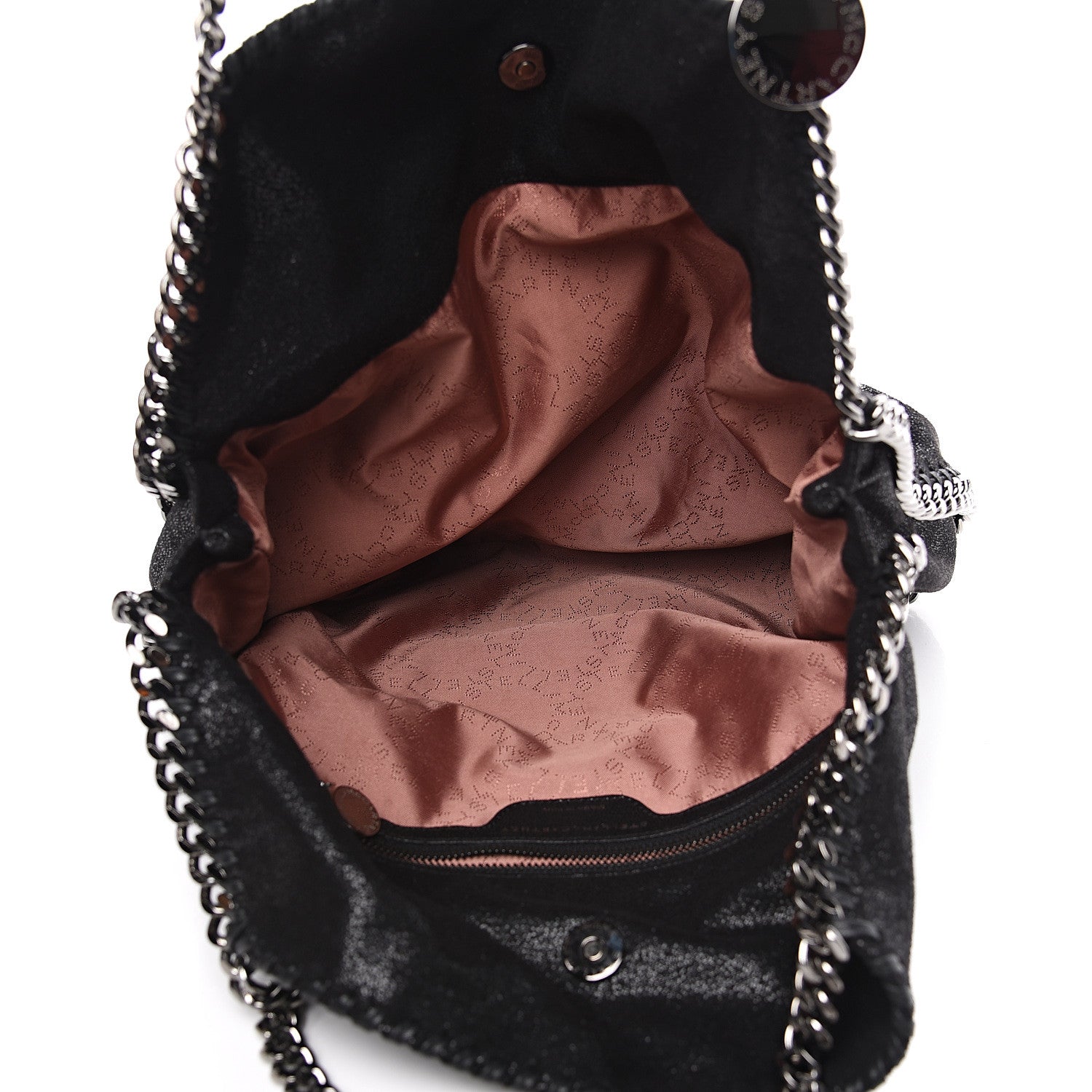 Stella McCartney Shaggy Deer Small Falabella Tote Black 4 of 8