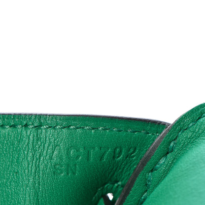 Hermes Swift Birkin 25 Vert Vertigo 25 of 35