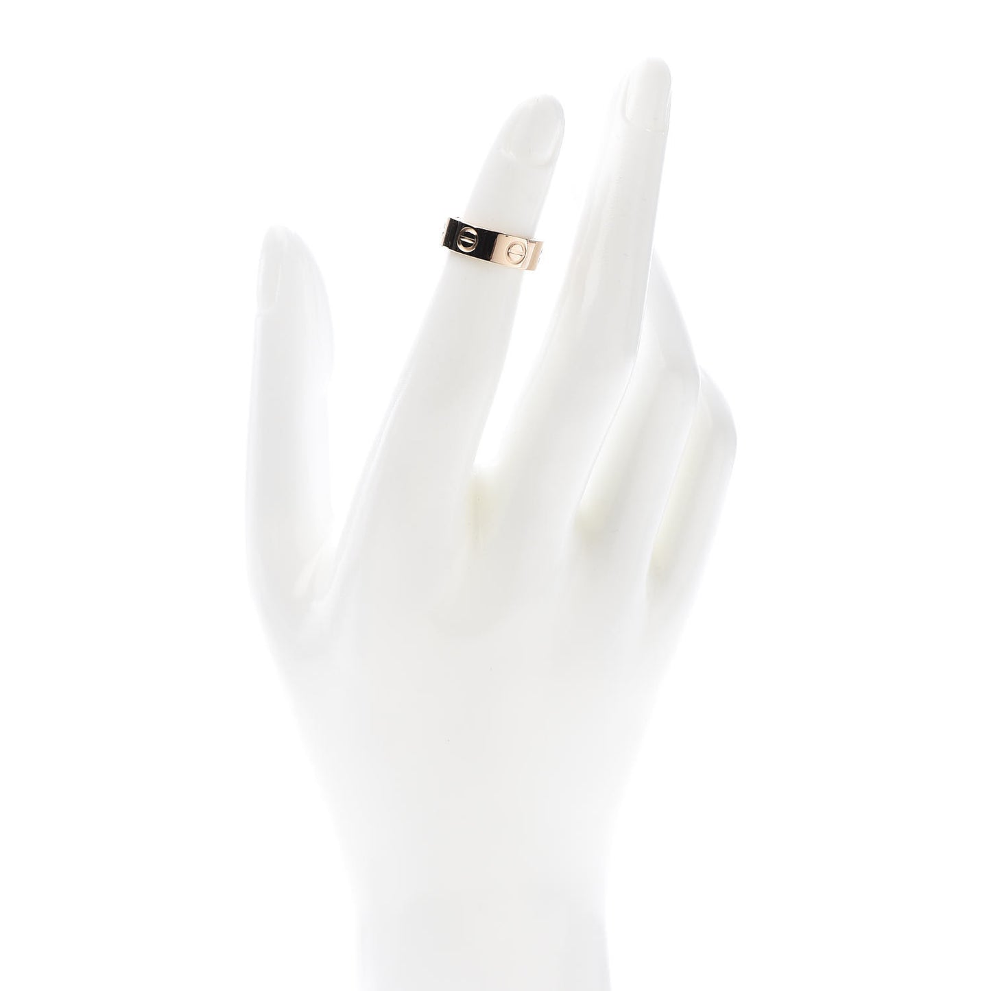 18K Pink Gold 5.5mm LOVE Ring 45 3.25