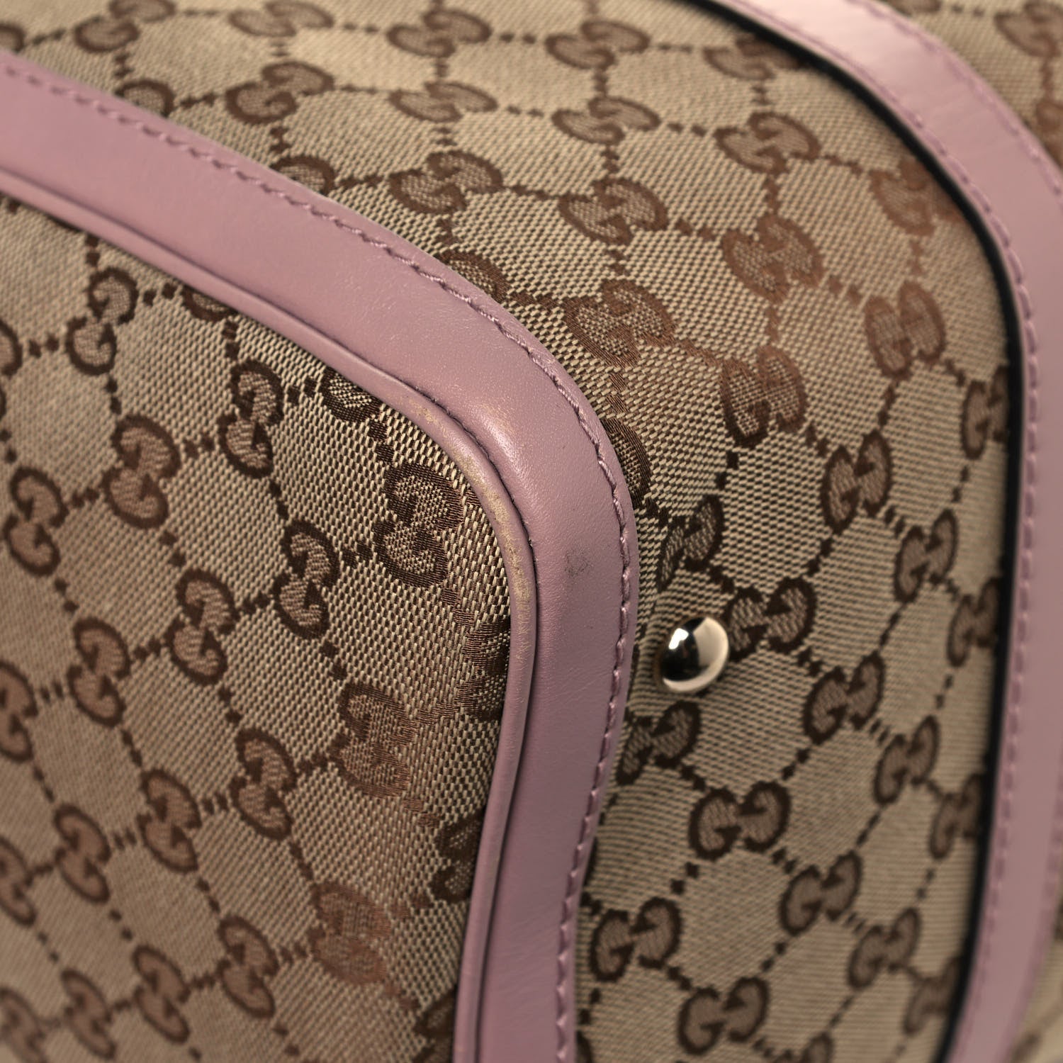 Gucci Monogram Medium Joy Boston Light Pink 4 of 15