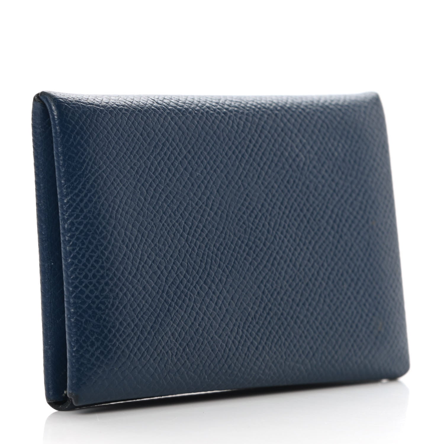 Hermes Epsom Calvi Card Case Bleu Indigo 3 of 8