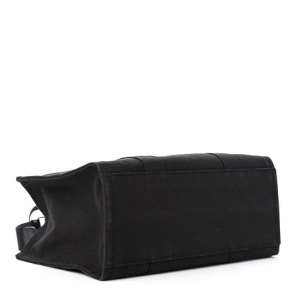 Marc Jacobs Cotton Canvas Medium The Traveler Tote Bag Black 4 of 9