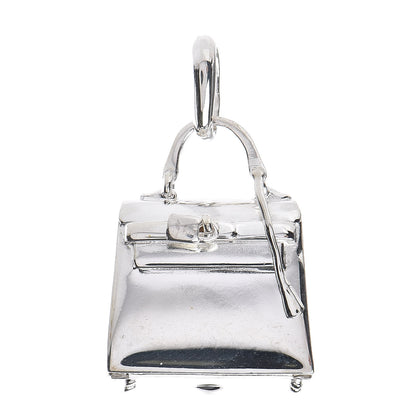 Hermes Sterling Silver Kelly Charm Pendant 1 of 4