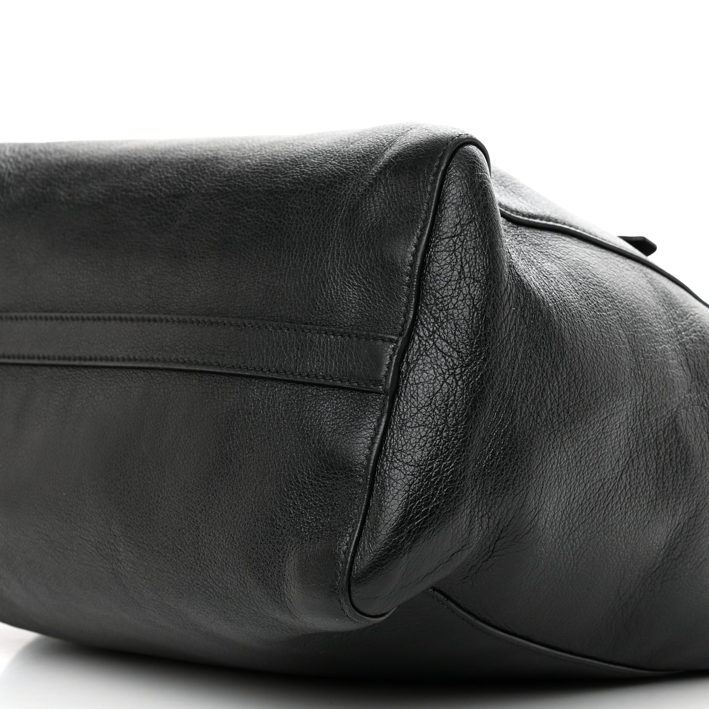 Calfskin Front Pocket Tote Black