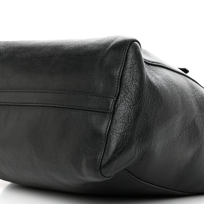 Prada Calfskin Front Pocket Tote Black 10 of 11