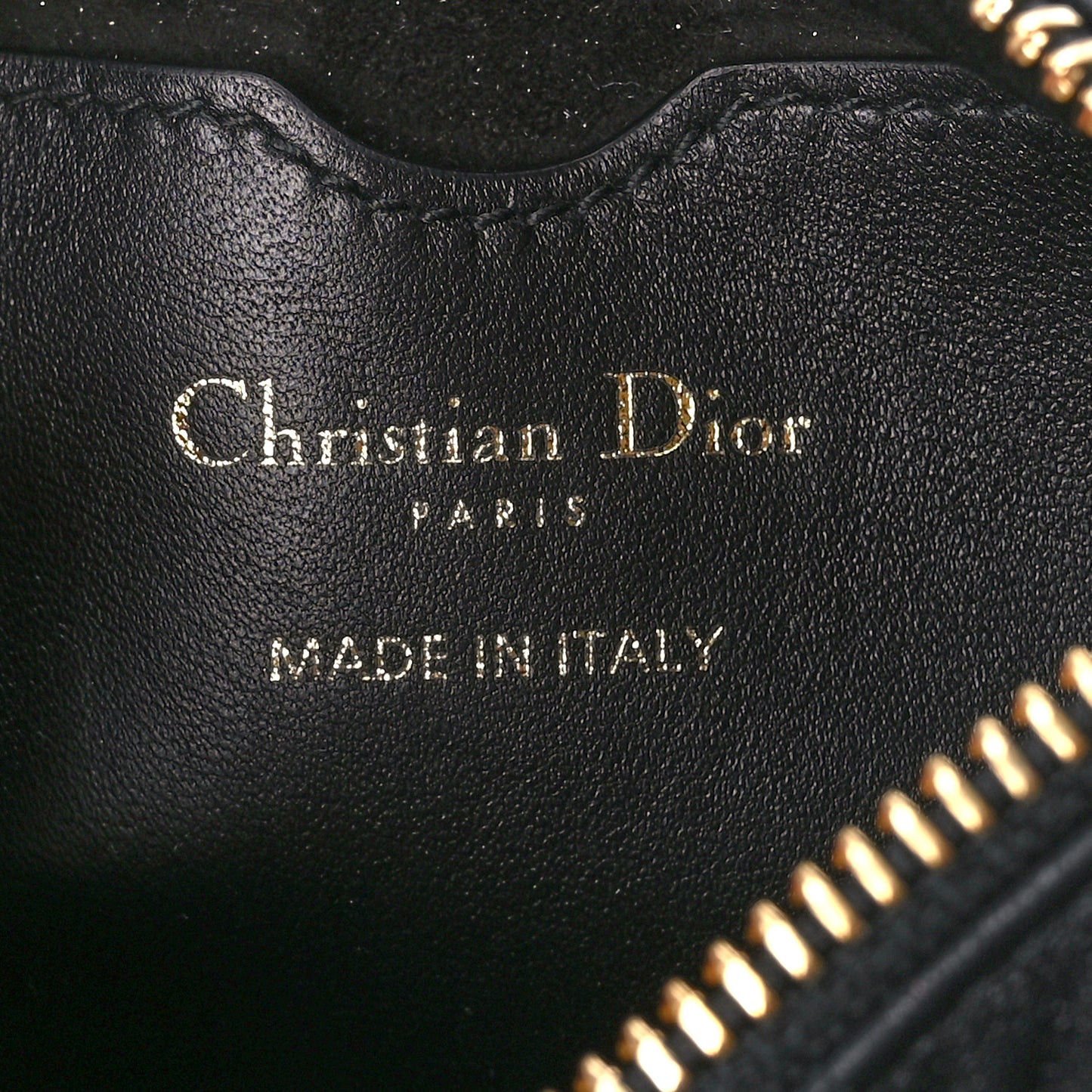 Lambskin Cannage Mini Dior Vibe Hobo Bag Black