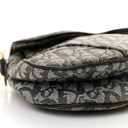 Christian Dior Monogram Saddle Bag Blue 9 of 18