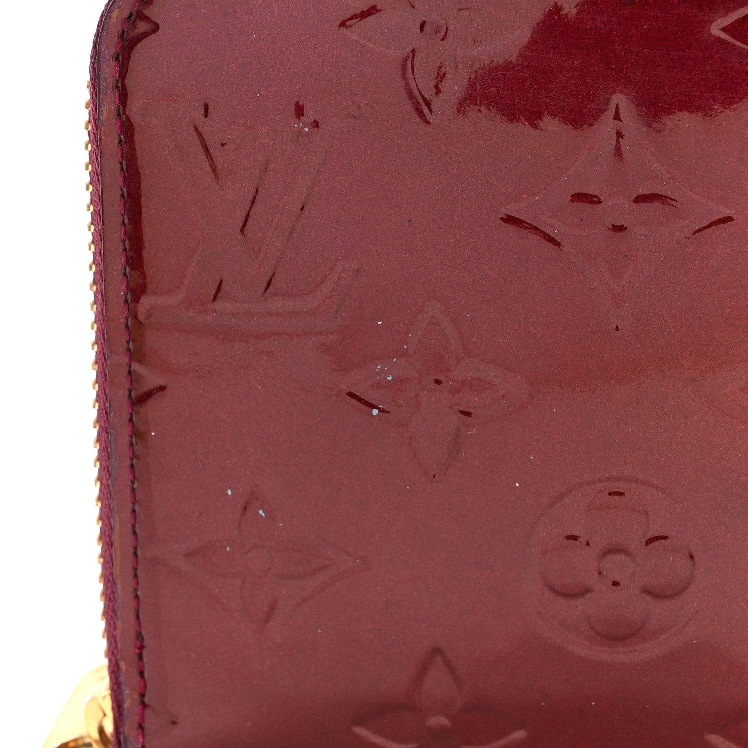 Louis Vuitton LOUIS VUITTON Vernis Zippy Wallet Rouge Fauviste 10 of 13
