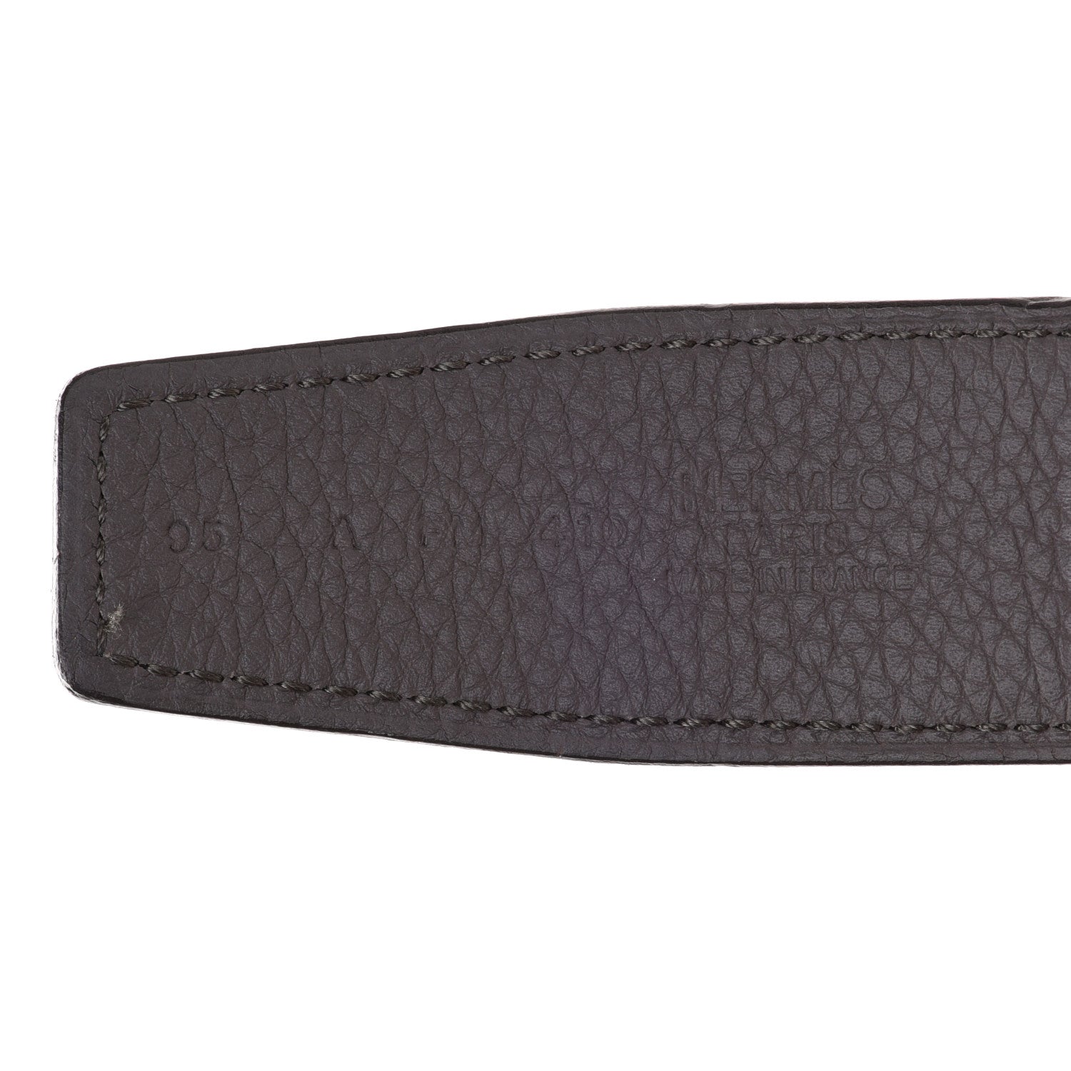 Hermes Box Togo 32mm Quizz H Belt 95 Black Etain 3 of 10