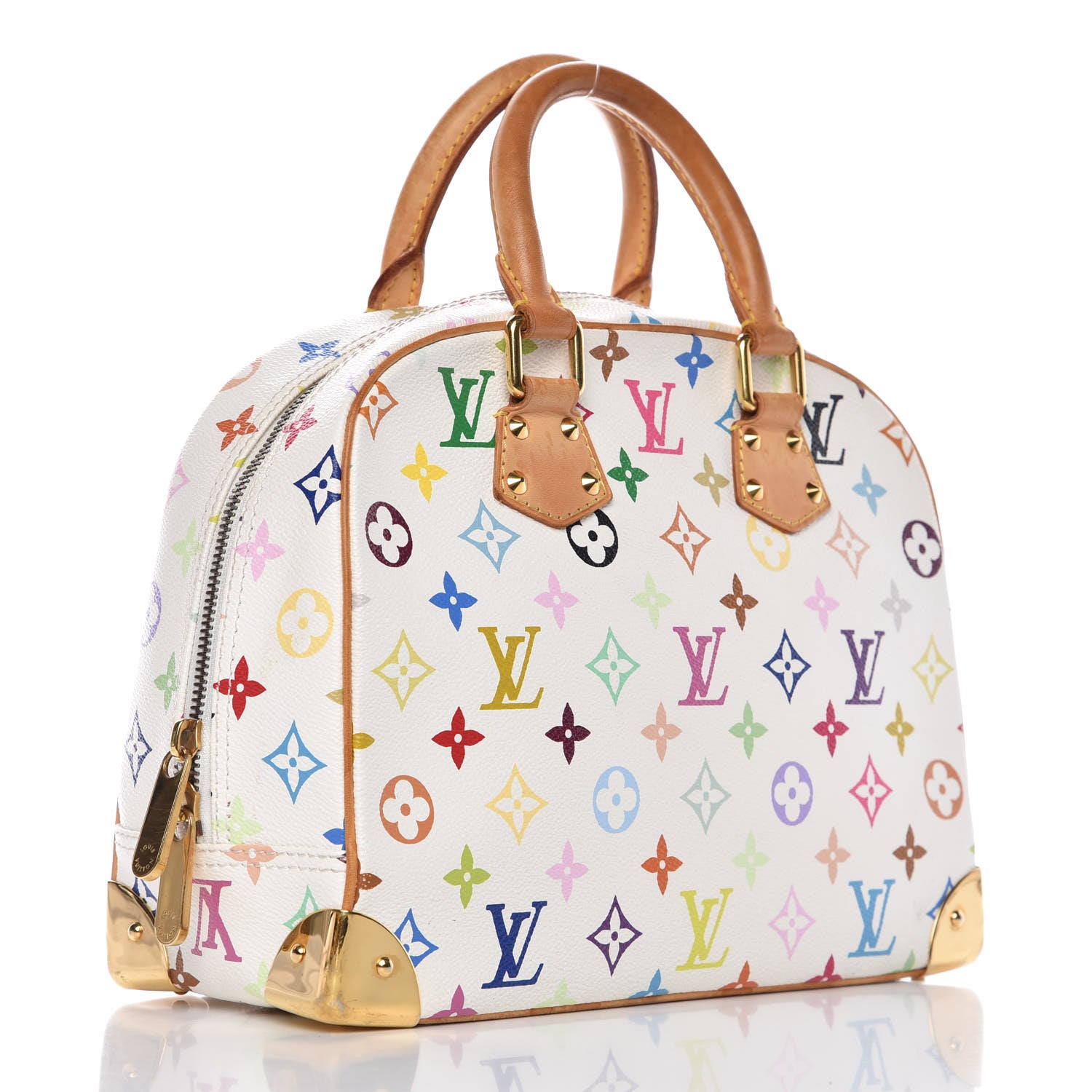 Louis Vuitton Monogram Multicolor Trouville White 3 of 12