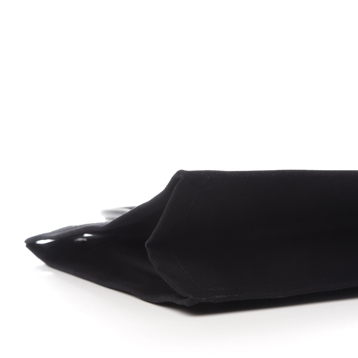 Saint Laurent Linen Calfskin Rive Gauche North South Tote Black 8 of 10