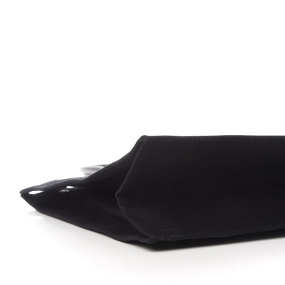 Saint Laurent Linen Calfskin Rive Gauche North South Tote Black 8 of 10