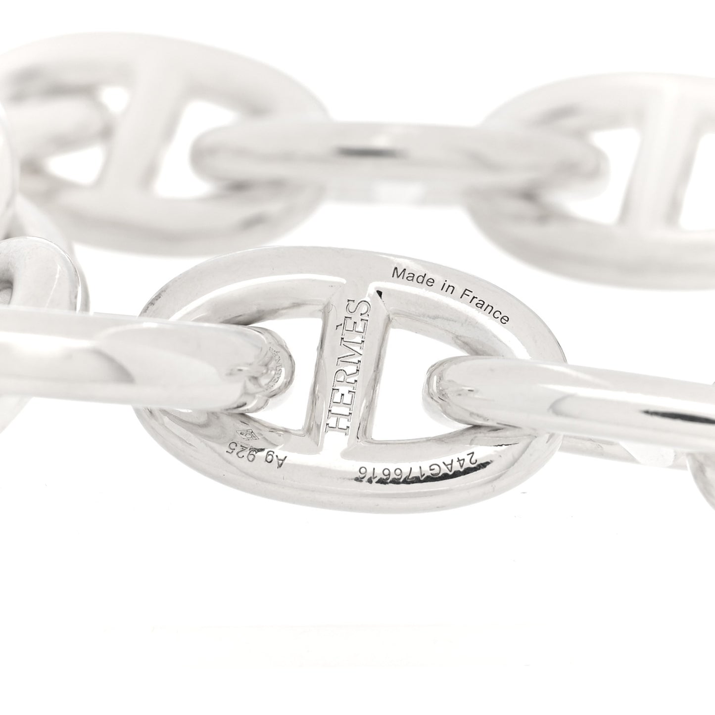 Sterling Silver TGM Chaine d'Ancre Bracelet