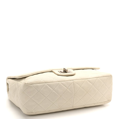Chanel Caviar Quilted Jumbo Single Flap Bijoux Chain Ivory 4 of 12