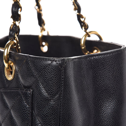 Chanel Caviar Quilted Grand Shopping Tote GST Black 11 of 16