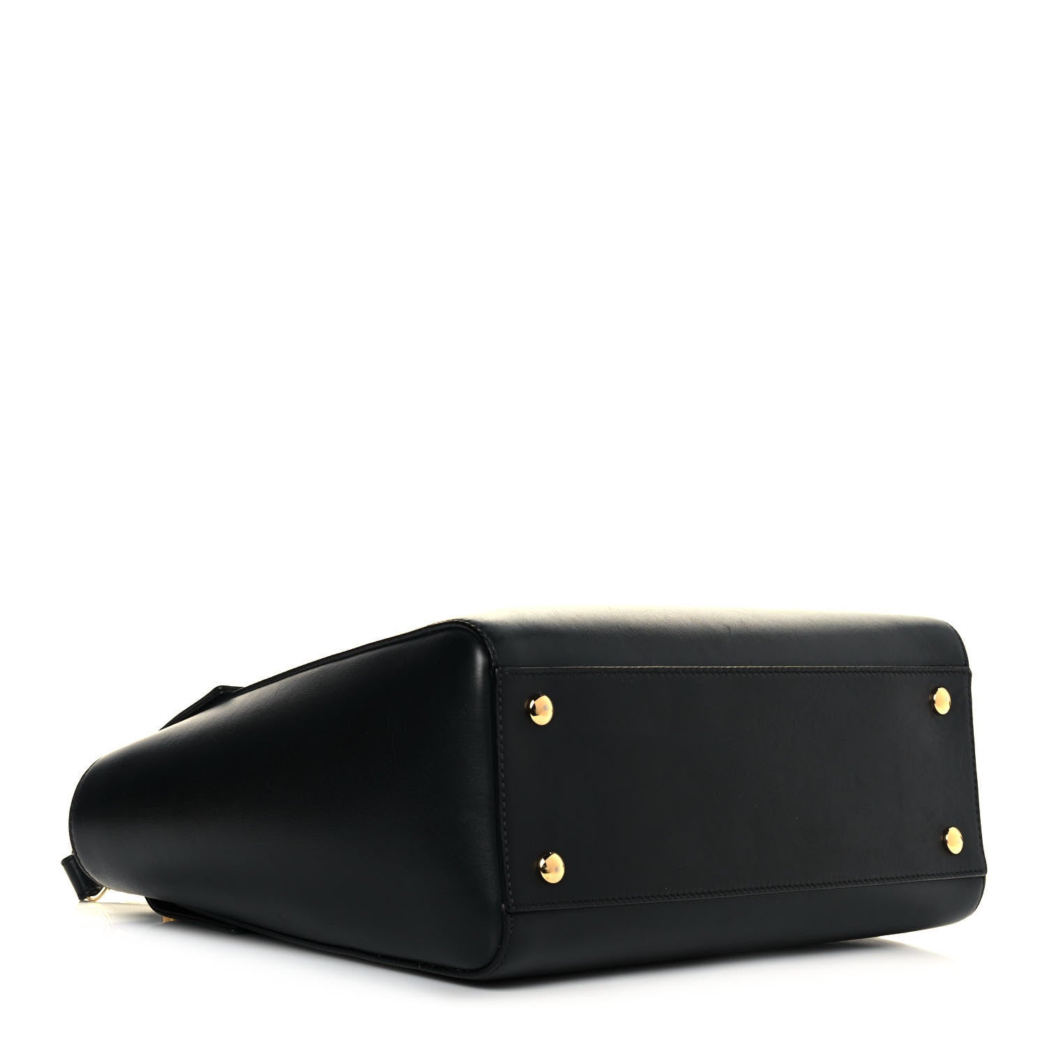 Versace Calfskin Signature Satchel Black 5 of 16