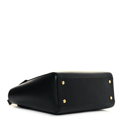 Versace Calfskin Signature Satchel Black 5 of 16