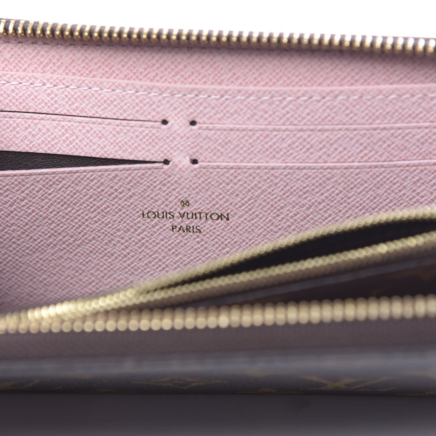 Louis Vuitton Monogram Clemence Wallet Rose Ballerine 6 of 11