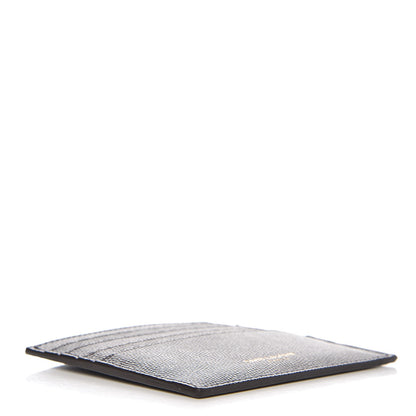 Saint Laurent Grain De Poudre Card Holder Dark Anthracite 4 of 11