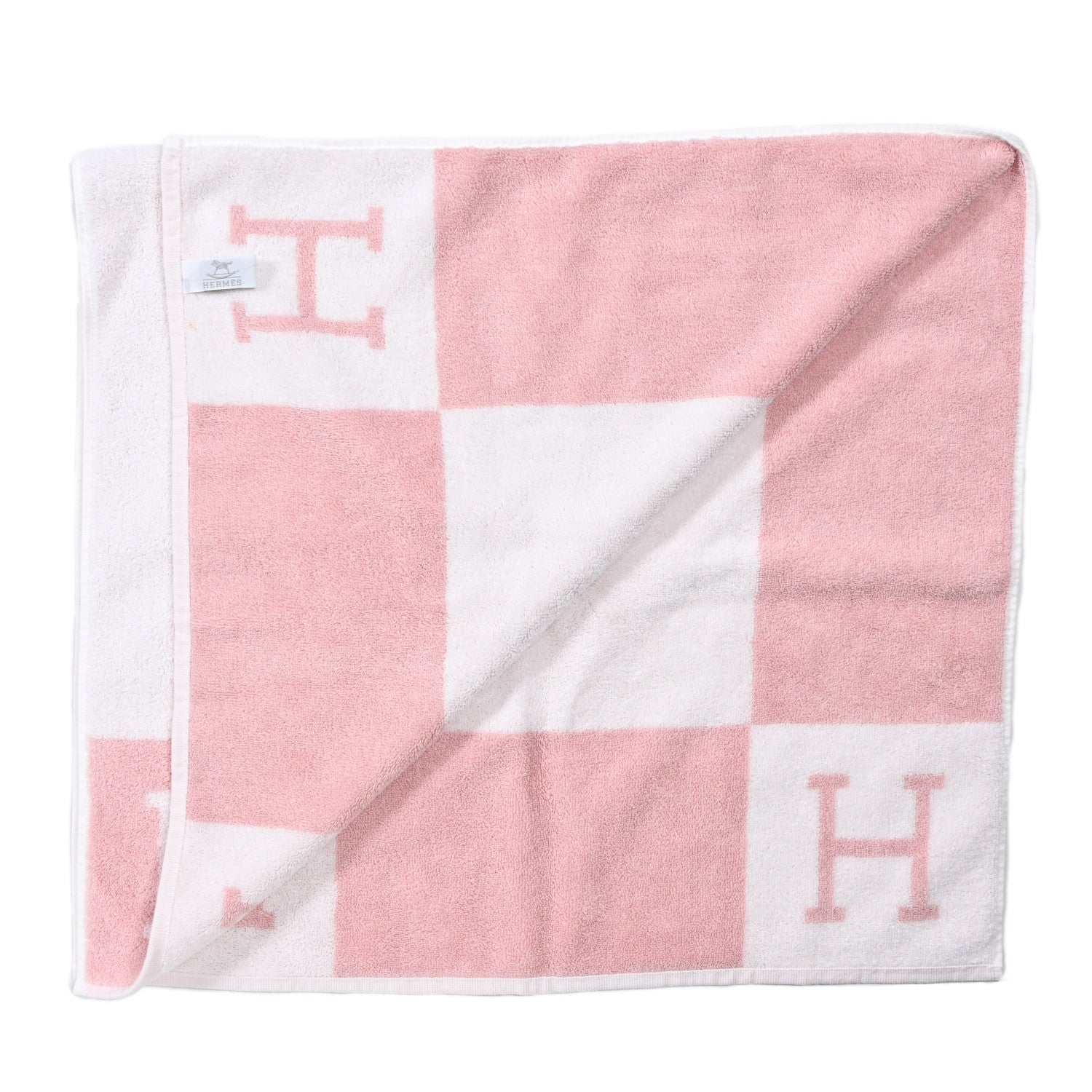 Hermes Cotton Avalon Bath Towel Rose Lilas 2 of 6