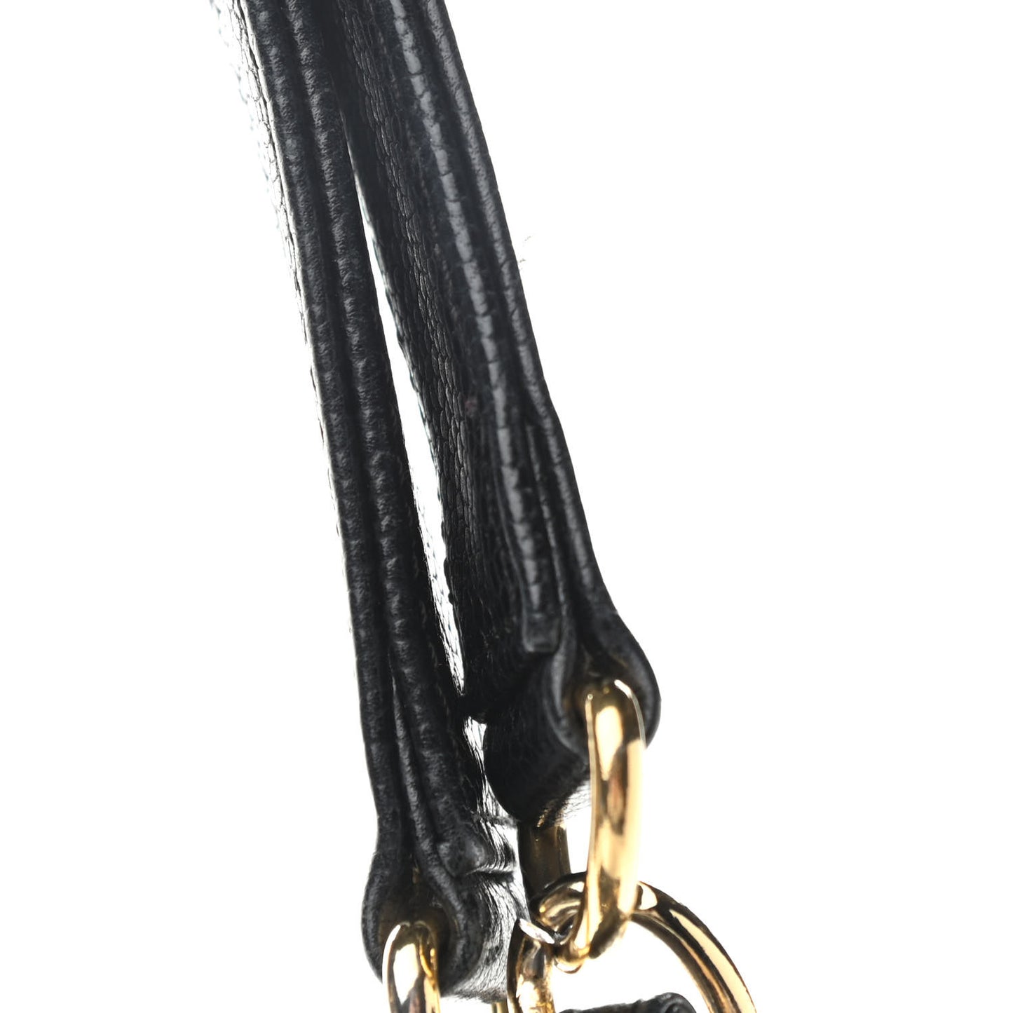 Caviar Quilted Petit Shopping Tote PST Black