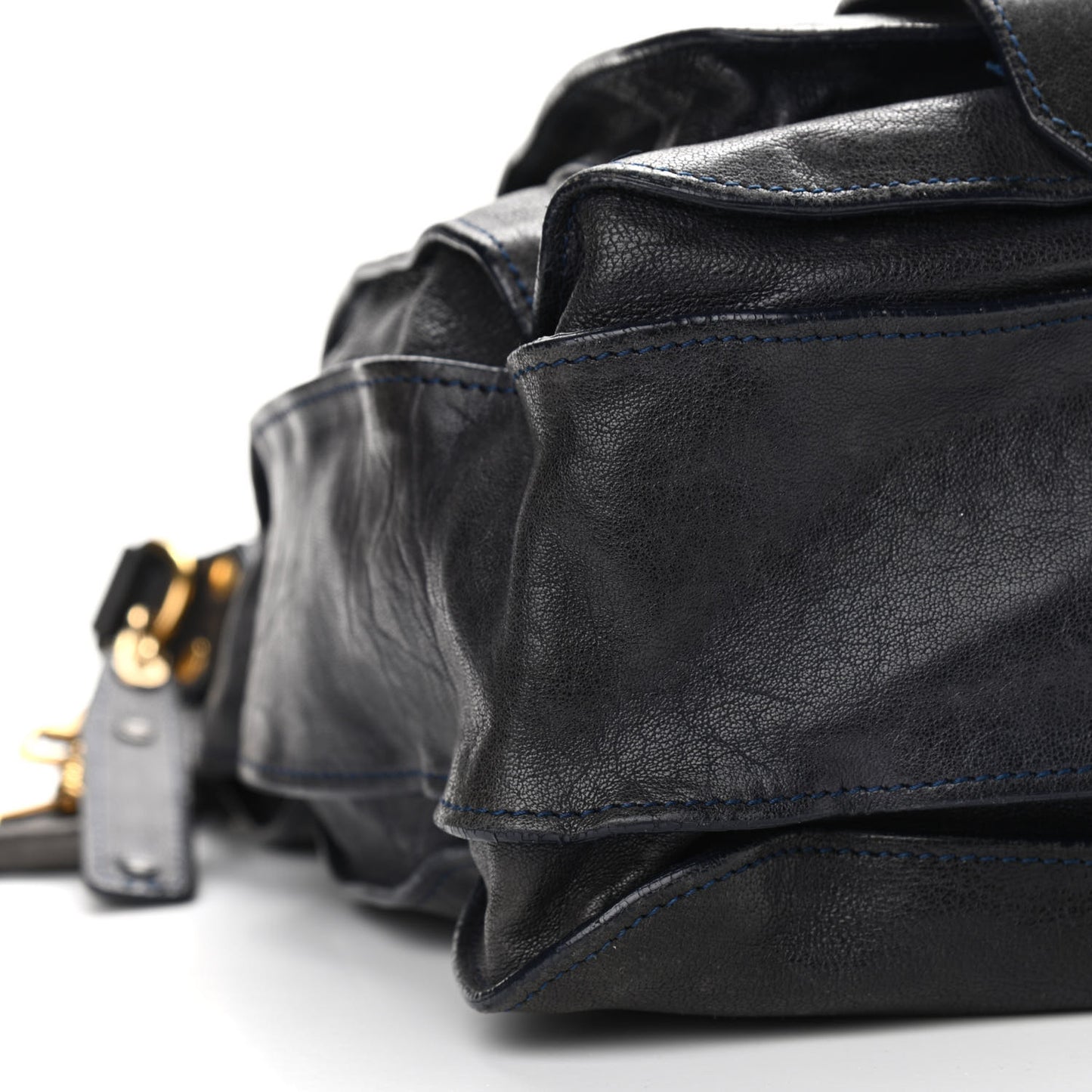 Lambskin PS1 Tote Indigo