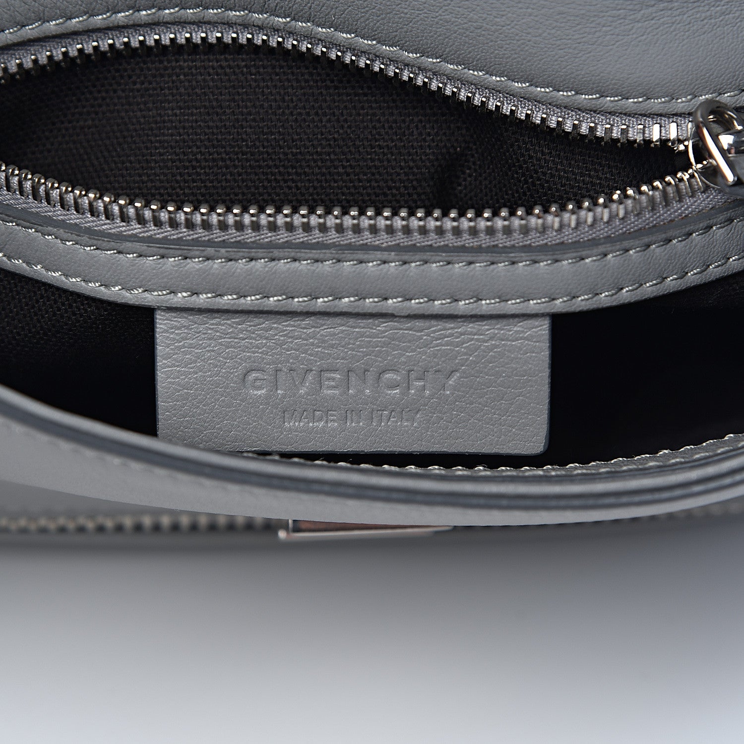 Givenchy Calfskin Mini Pandora Pure Flap Bag Pearl Grey 6 of 10