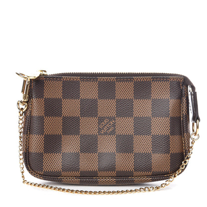 Louis Vuitton Damier Ebene Mini Pochette Accessories 1 of 10