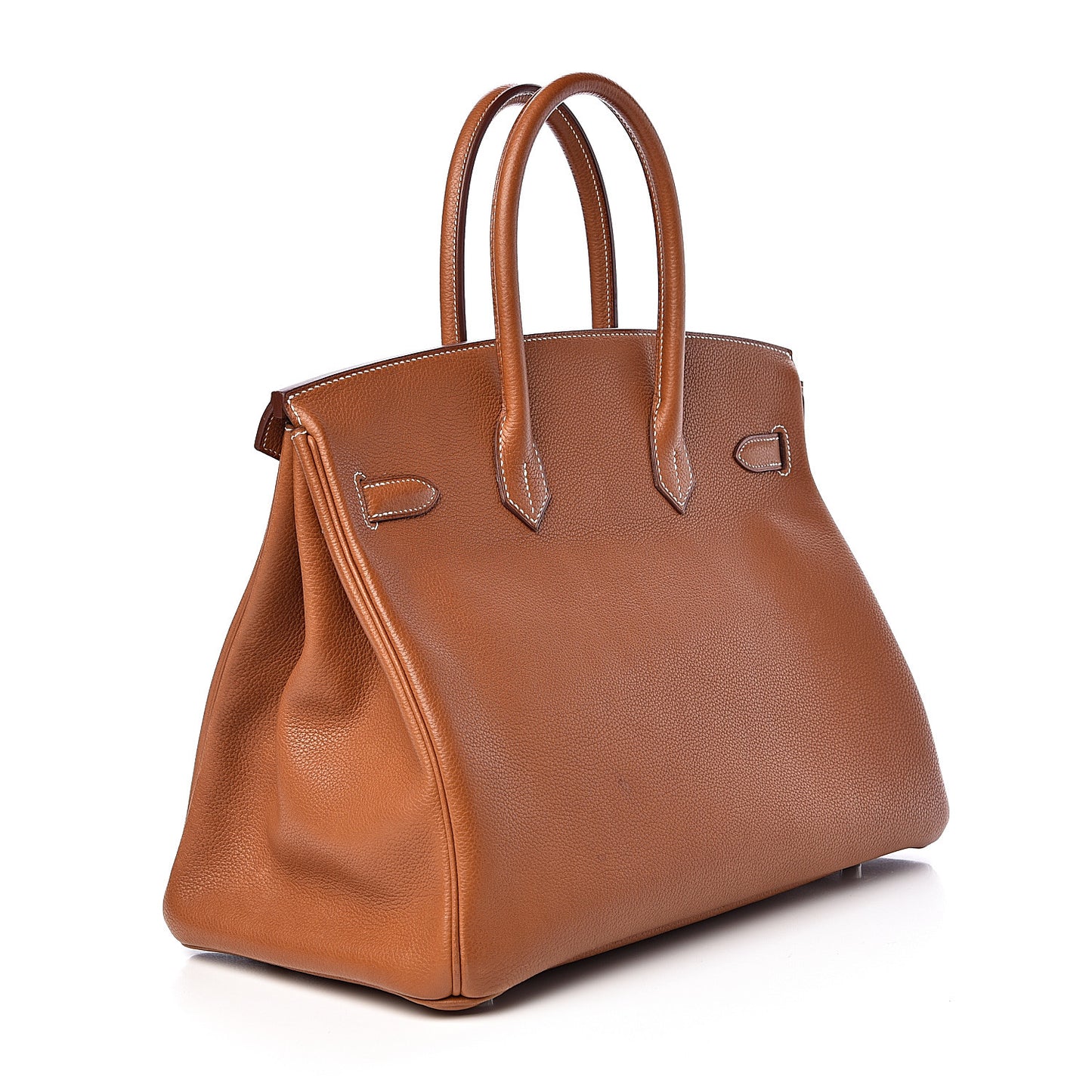 Natural Barenia Faubourg Birkin 35 Fauve