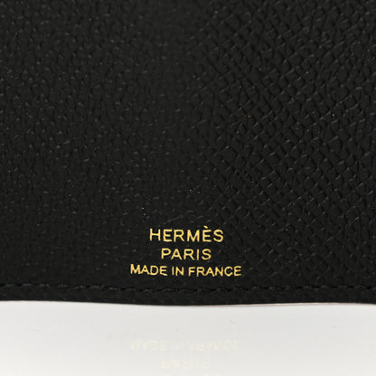 Hermes Epsom Bearn Multicles 4 Key Holder Black 7 of 7