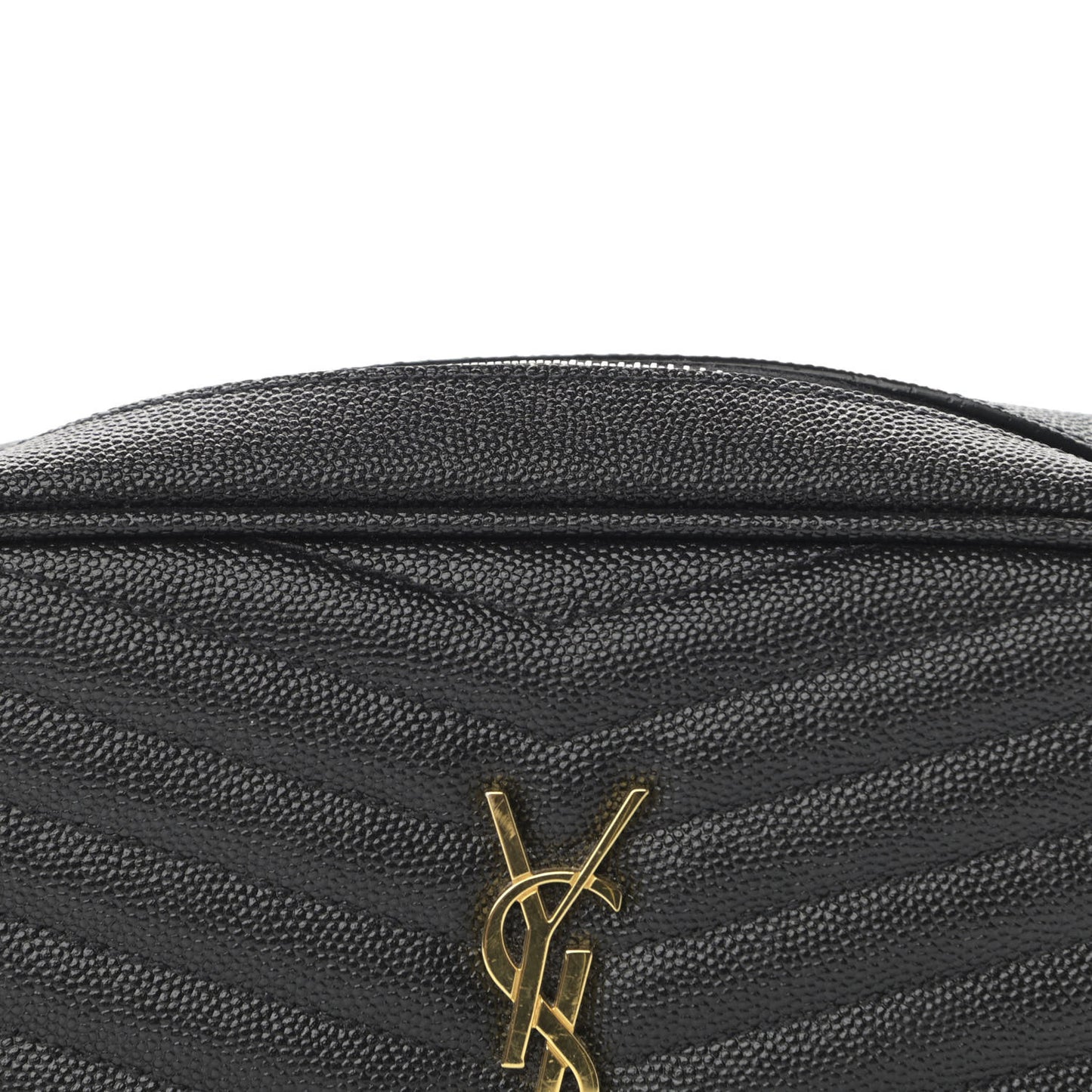Grain De Poudre Matelasse Monogram Mini Lou Camera Bag Black