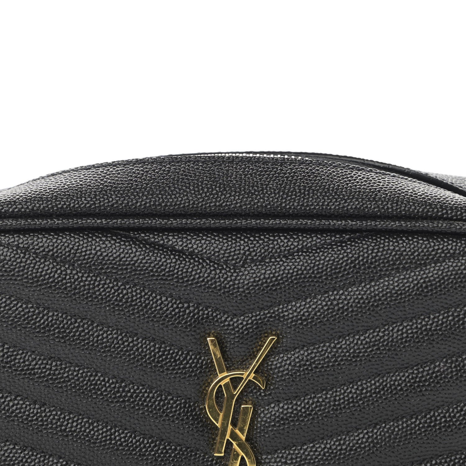 Saint Laurent Grain De Poudre Matelasse Monogram Mini Lou Camera Bag Black 11 of 12