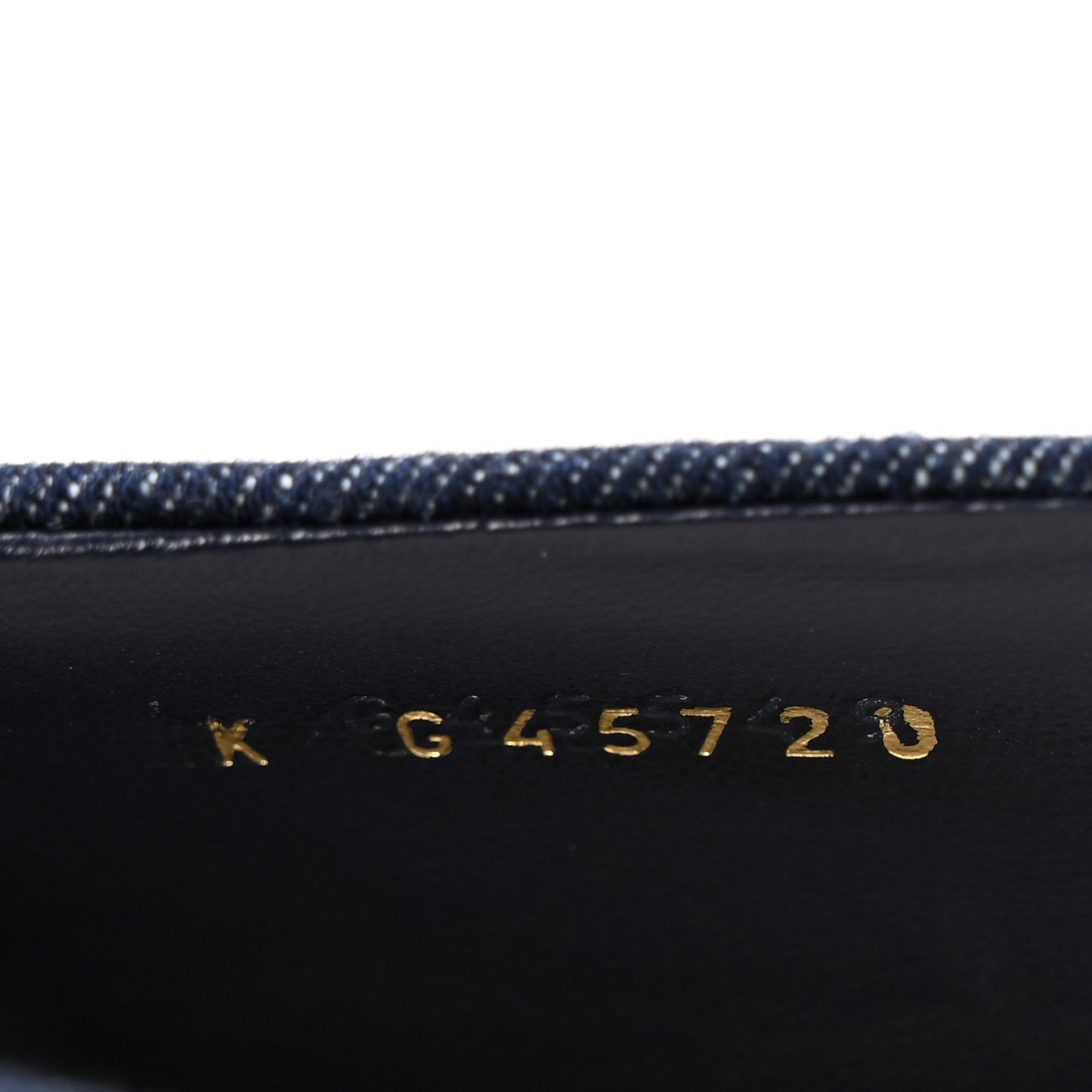 Denim CC Turnlock Loafers 41.5 Dark Blue