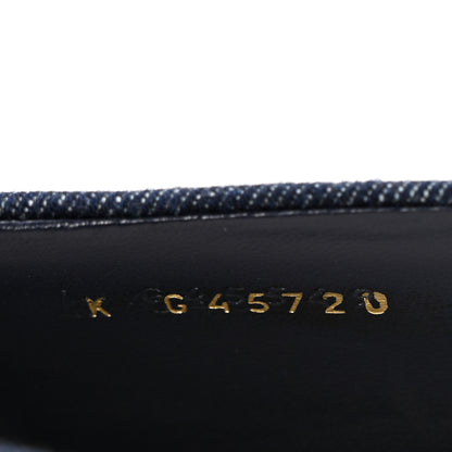 Chanel Denim CC Turnlock Loafers 41.5 Dark Blue 9 of 11