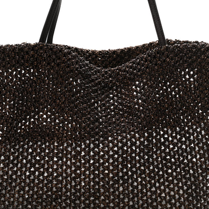 The Row Raffia Barn Tote  Dark Brown 8 of 10