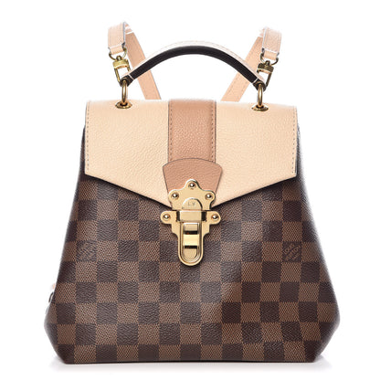 Louis Vuitton Damier Ebene Clapton Backpack Creme 1 of 9