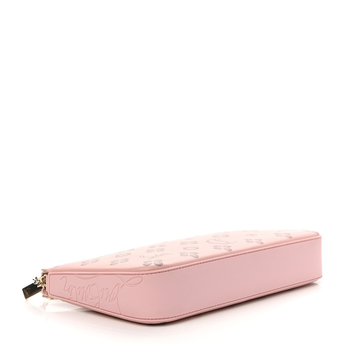 Calfskin Loubila Loubinthesky Chain Clutch Rosy