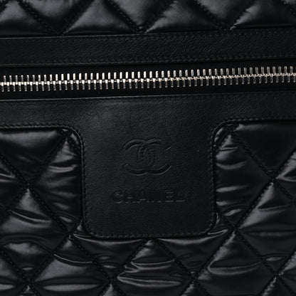 Chanel Nylon Quilted Large Coco Cocoon Tote Black 5 of 5