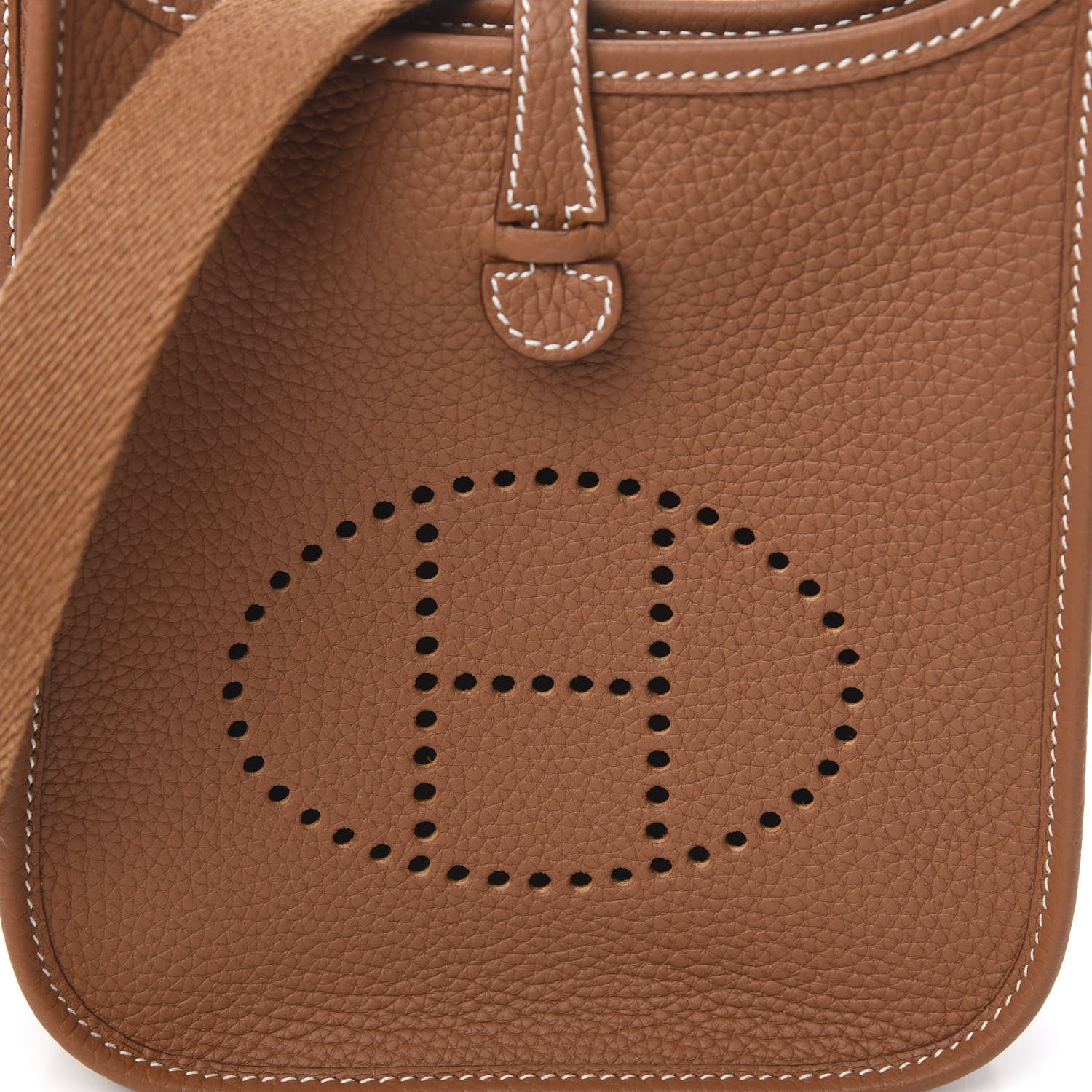 Hermes Taurillon Clemence Evelyne TPM Gold 10 of 11